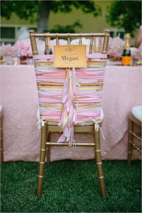 Adorable chair decoration ideas! - weddingfor1000.com lotsofribbons