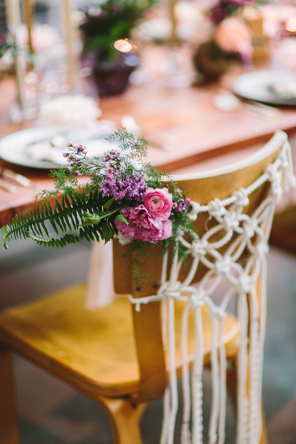 Adorable chair decoration ideas! - weddingfor1000.com knotted