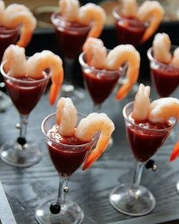Mini Shrimp Cocktail Appetizer