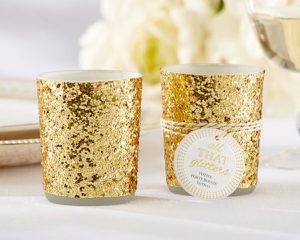 WedFavors Glitter Votives