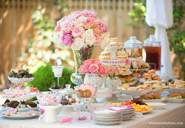 Budget Bridal Shower Tea Party