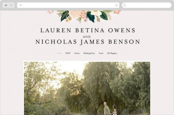 Wedding Websites at Minted.com