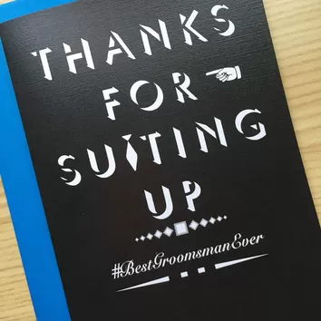 thank you notes for bridesmaids and groomsmen