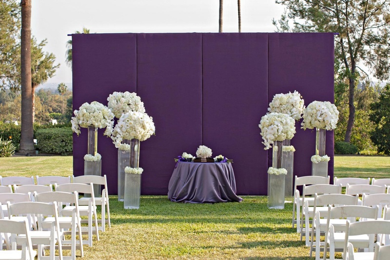 indoor wedding ceremony backdrop ideas