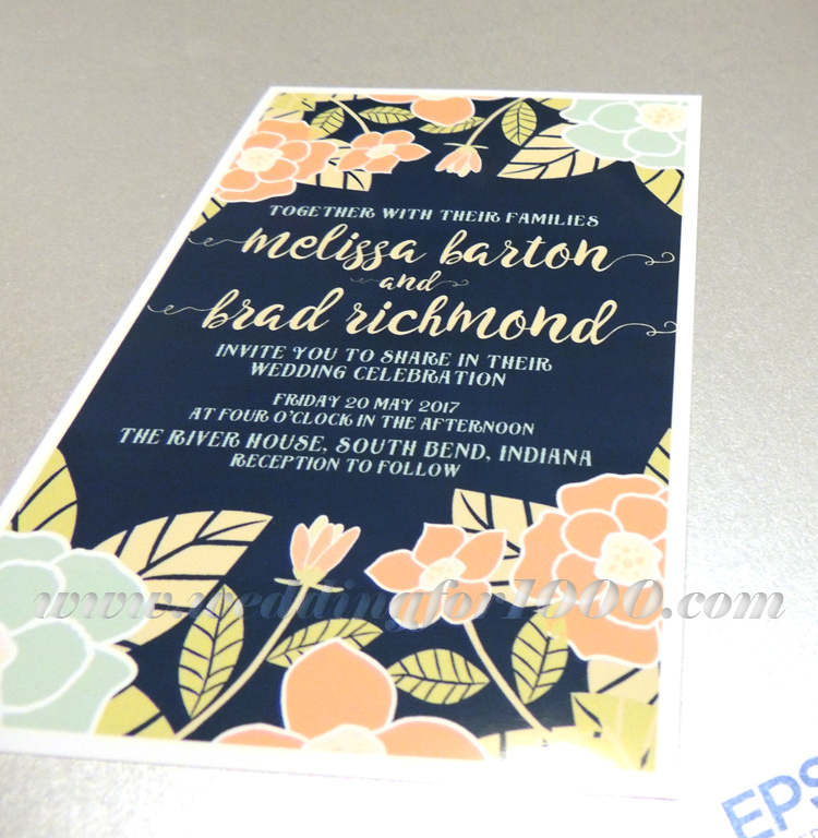 Another view of the beautiful (but bordered) invitation