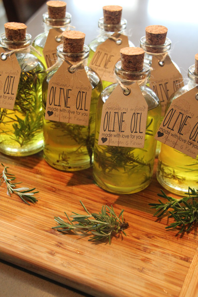 Infused Olive Oil Guest Favors