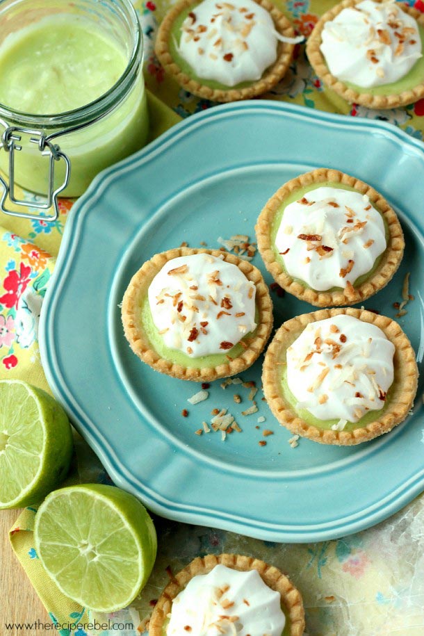 Coconut Lime Tarts // Small Sweets for a Dessert Reception - weddingfor1000.com