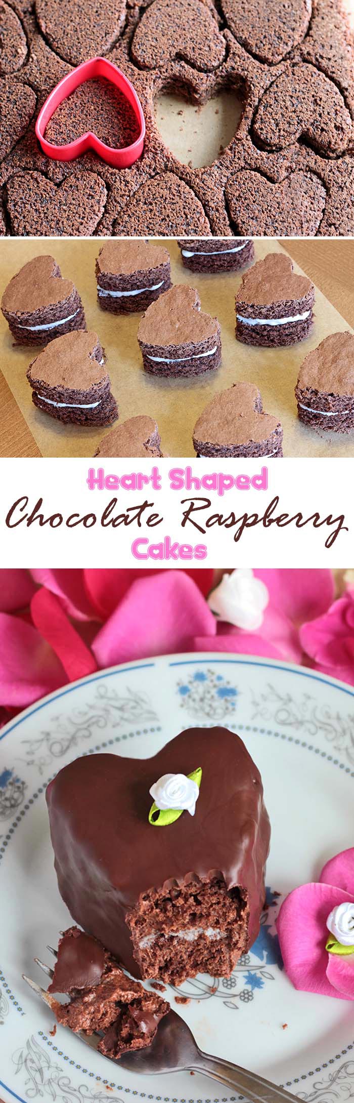 Chocolate Raspberry Mini Cakes // Small Sweets for a Dessert Reception - weddingfor1000.com