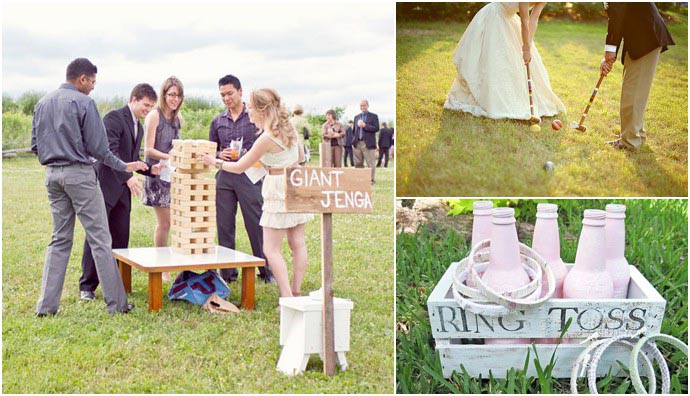 So many ways to entertain wedding guests on your big day! weddingfor1000.com