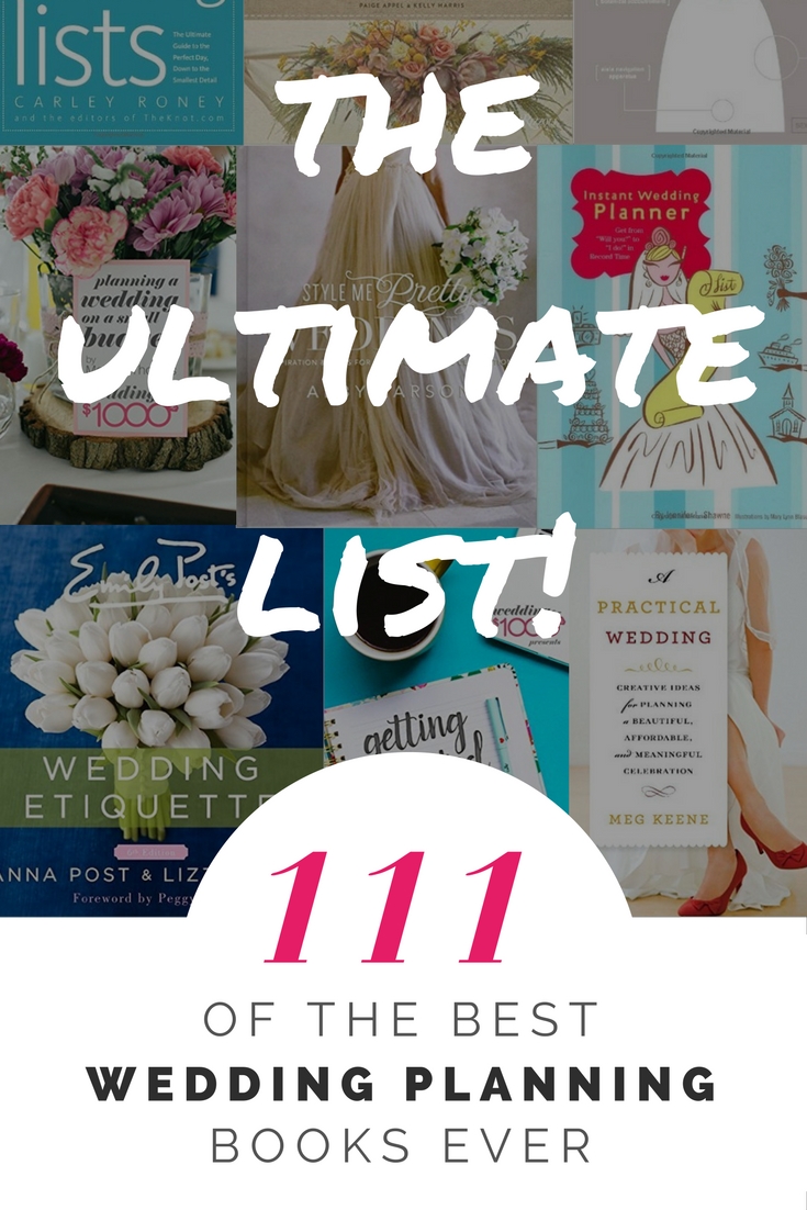 111 Best Wedding Planning Books - weddingfor1000.com